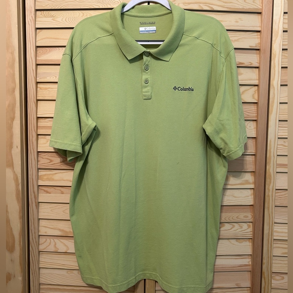 Columbia Green Polo Shirt